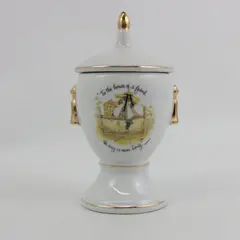 1973 WWA Inc. Holly Hobbie Covered Jar To the House of a Friend Collectible