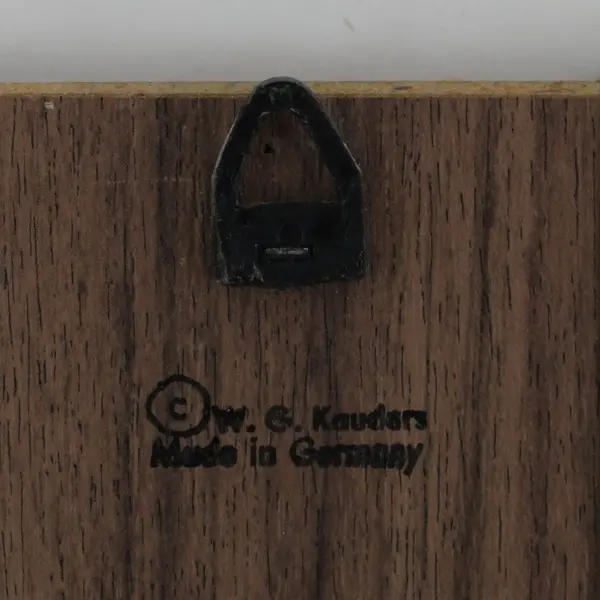 W.G. Kauders "Smile, God Loves You" Decorative Plaque Germany
