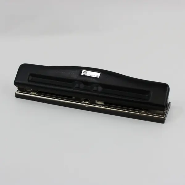 ACCO Mutual 23 Adjustable Hole Punch Black Metal Paper Punch