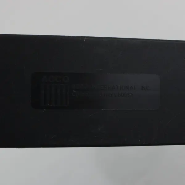 ACCO Mutual 23 Adjustable Hole Punch Black Metal Paper Punch