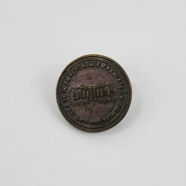 Rare French Republic Theatre des Arts An IX Revolutionary Uniform Button Shank