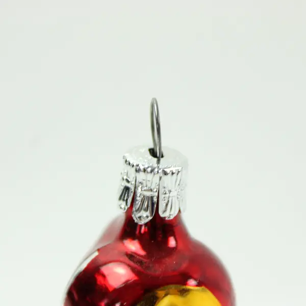Lot of 4 Little Red Riding Hood Christmas Ornaments VTG Blown Glass