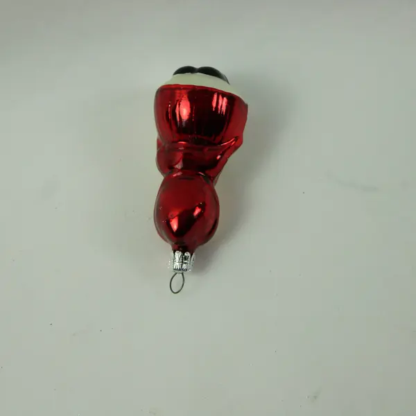 2 Little Red Riding Hood Christmas Ornaments Blown Glass Hand Painted 3.75 in