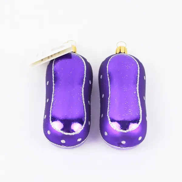 Lot of 2 European Trading Co Golden Bell Collection Purple Cell Phone Design 4" 
