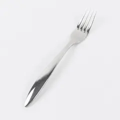 World 240 18/8 Stainless Steel Hammered Dinner Fork 8 in