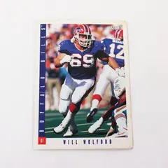 1993 Score Football #326 Will Wolford Buffalo Bills Card Ungraded