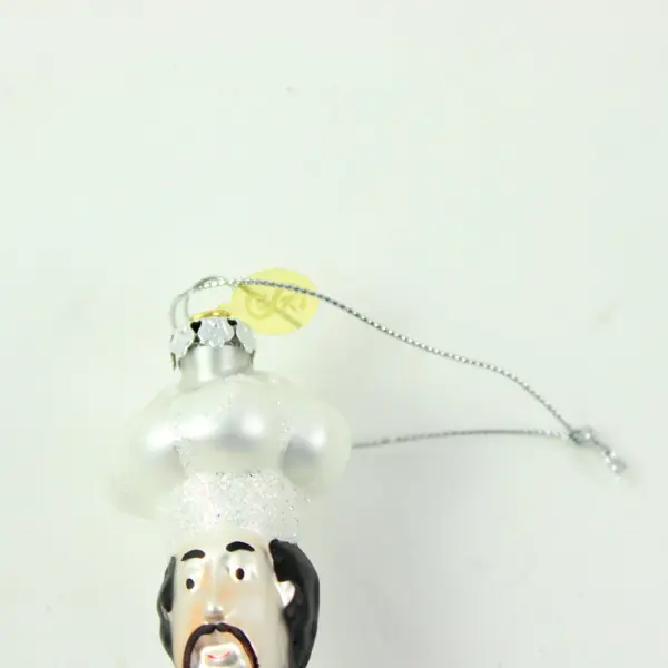 Seasons of Cannon Falls Italian Hand-Blown Glass Chef Pasta Ornament 7 in