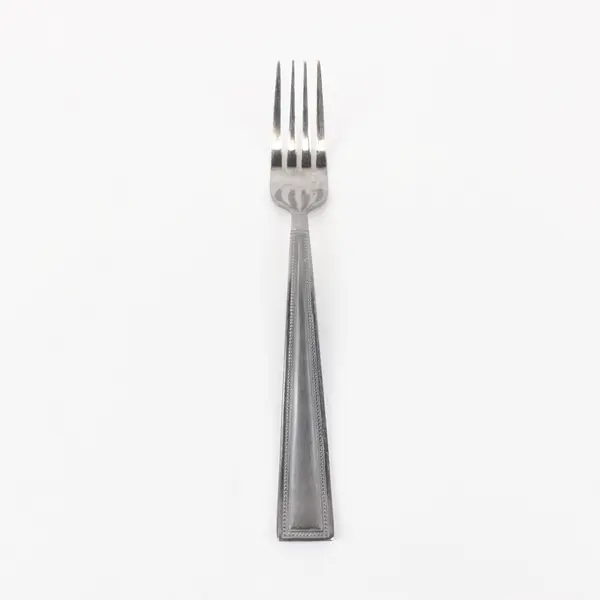 International Stainless China Dinner Fork Stainless Steel Textured Handle 7.5"