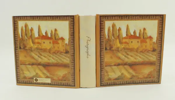 Tri-Coastal Design 2002 Photo Album Holds 200, Vineyard artwork front/back 