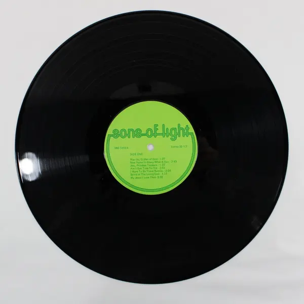 Sons of Light Gospel LP Vinyl Record S80-1010 Green Cover