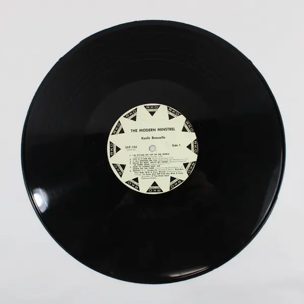 Keefe Brasselle The Modern Minstrel LP Vinyl Record RKO