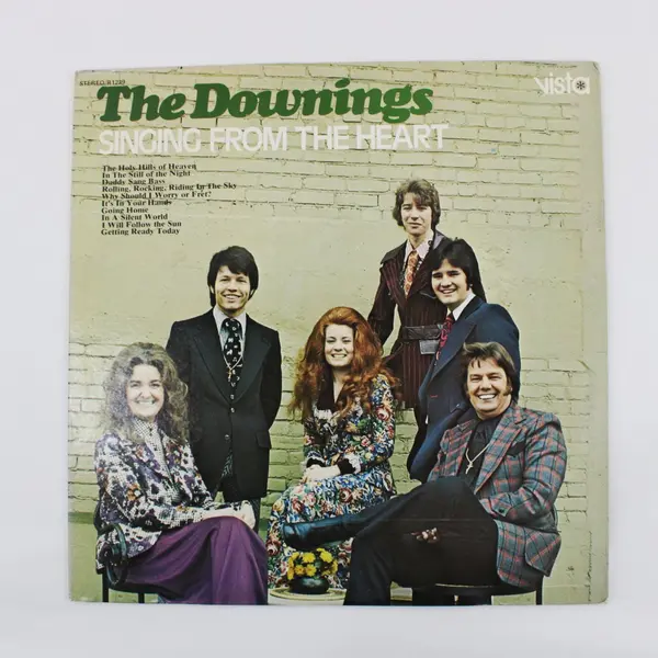 The Downings Singing From the Heart Gospel Vinyl LP 1973 Vista