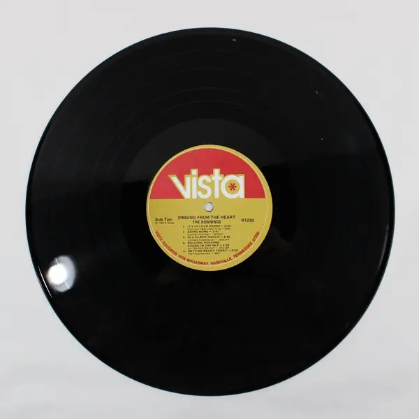 The Downings Singing From the Heart Gospel Vinyl LP 1973 Vista