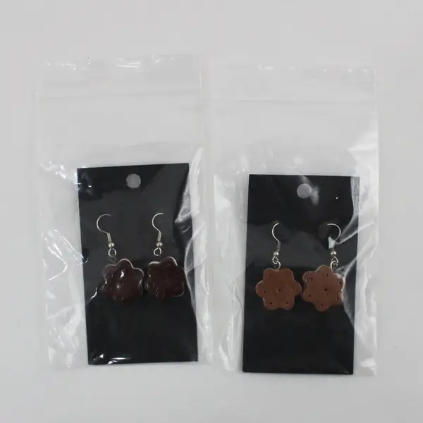 Lot of 5 Pairs Dessert Dangle Earrings Cupcake Ice Cream Sandwich Novelty