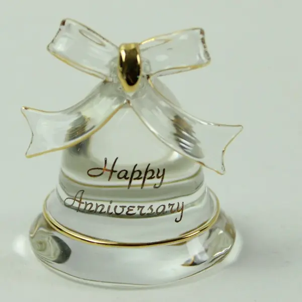 About Face Designs 50th Anniversary Glass Bell