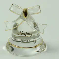 About Face Designs 50th Anniversary Glass Bell