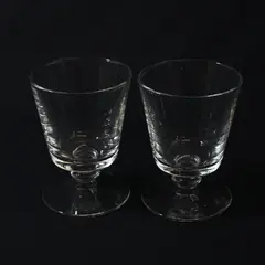 Libbey Georgian Vintage Stemmed Goblet Glasses Set of 2