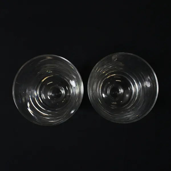 Libbey Georgian Vintage Stemmed Goblet Glasses Set of 2