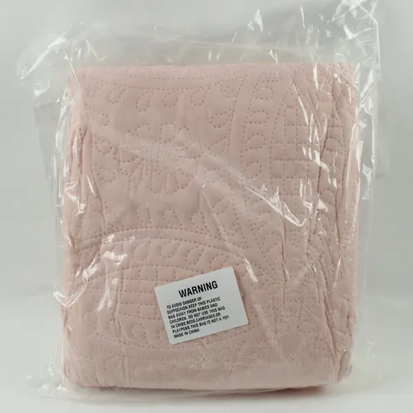 Light Pink Twin Size Coverlet Bedspread