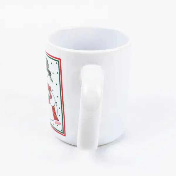 Snowman Christmas Tree Ceramic Coffee Mug Holiday Cup