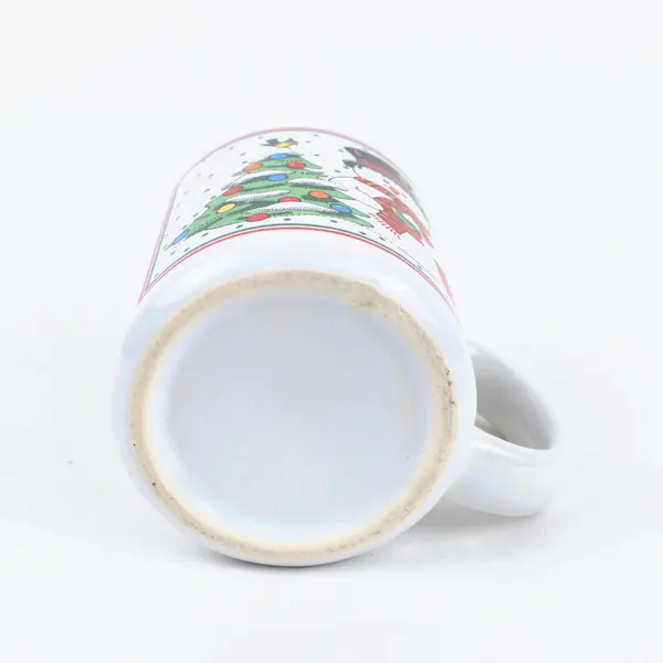 Snowman Christmas Tree Ceramic Coffee Mug Holiday Cup