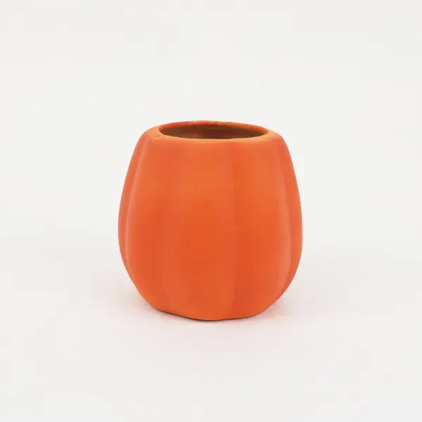 PR Halloween Jack-O'-Lantern Tealight Holder Pumpkin Tabletop Decor