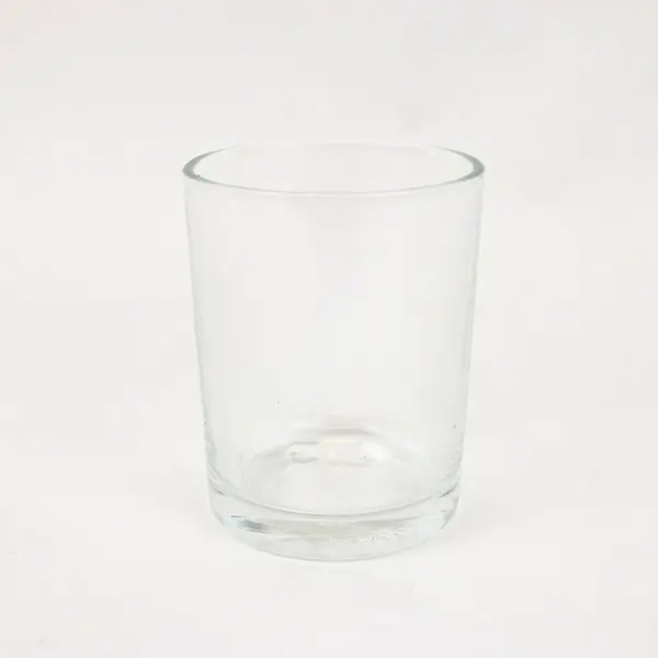 Unbranded Clear Glass Votive Tealight Holder Department 56 Orange Candle 2.5in