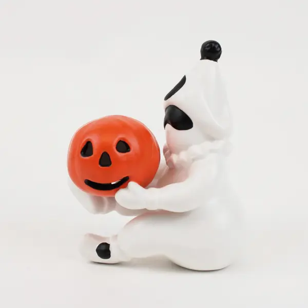 Dept 56 Jack-O'-Lantern Jester Ghost Figurine Halloween Decor