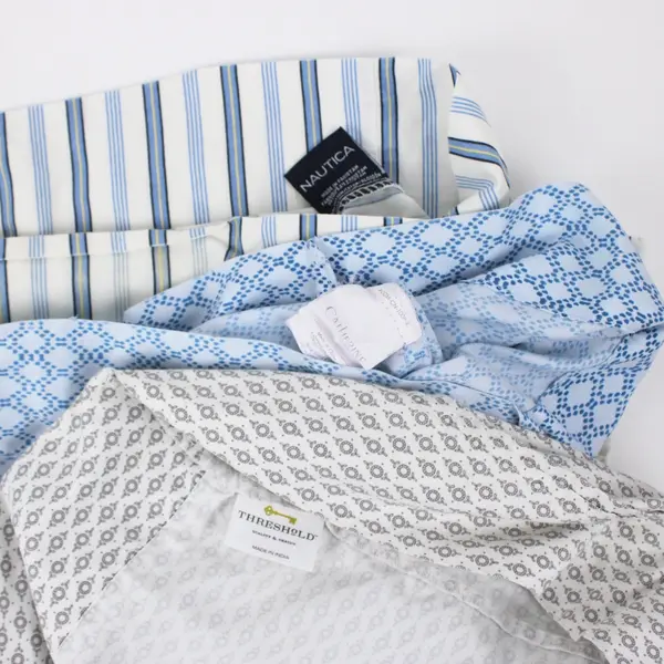 Lot of 22 Mixed Brand Pillowcases Mixed Sizes Bedding FLAWED