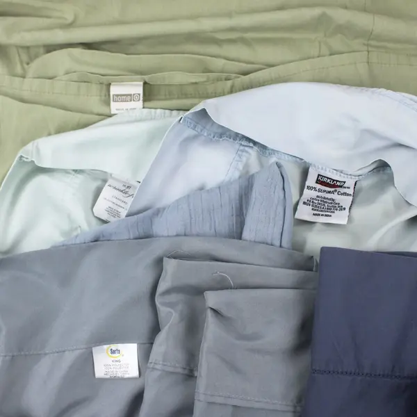 Lot of 22 Mixed Brand Pillowcases Mixed Sizes Bedding FLAWED