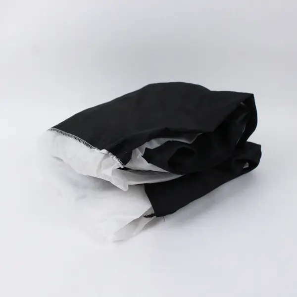 King Size Tailored Bed Skirt Black with White Trim 78 x 80 Pre-Owned