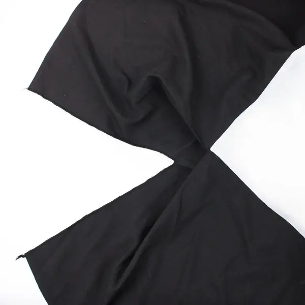 King Size Tailored Bed Skirt Black with White Trim 78 x 80 Pre-Owned
