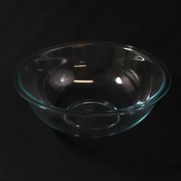 Pyrex No. 326 4 Quart Clear Glass Mixing Bowl
