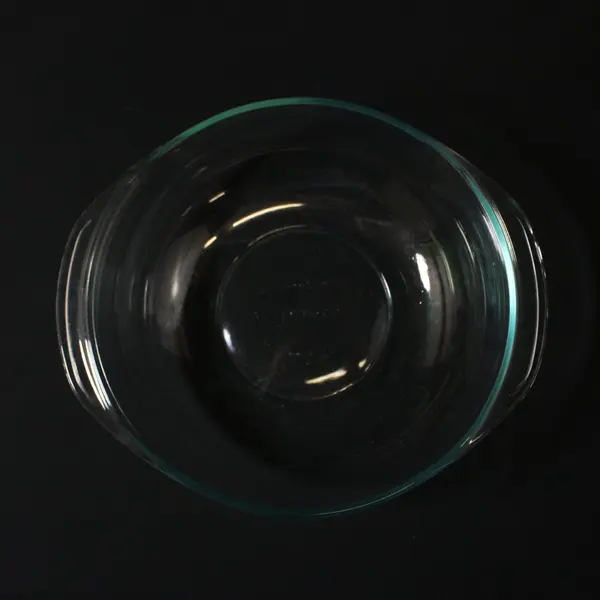 Pyrex #024-S 2 Qt Round Green Tint Glass Mixing Casserole Bowl No Lid