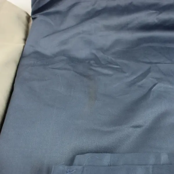 Lot of 3 Solid Color King Flat Sheets Green Blue Beige FLAWED