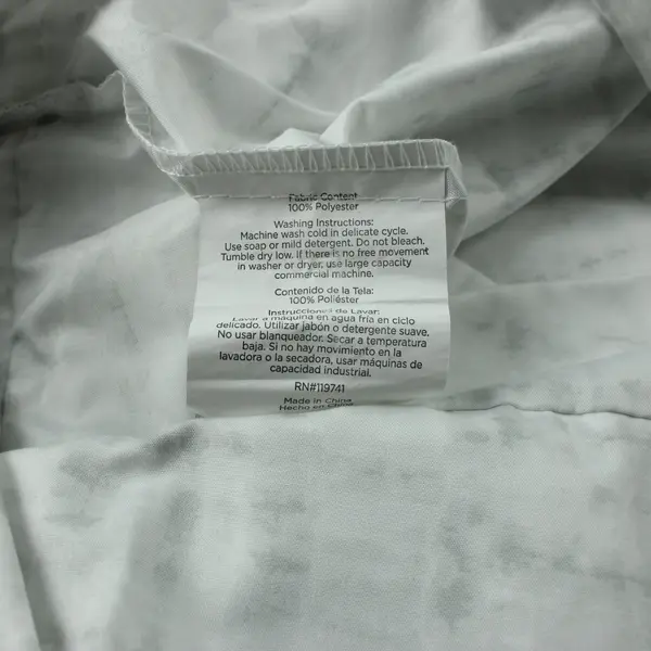 Shewak Lajwanti 6-Piece Twin Sheet Set White Gray Home Fashions