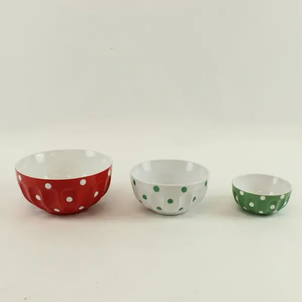 Lot of 3 Boston Warehouse Nesting Bowls Set
