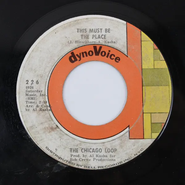 The Chicago Loop This Must Be The Place/My Baby Comes To Me 7" Vinyl Record