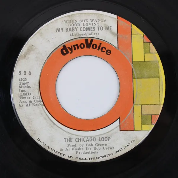The Chicago Loop This Must Be The Place/My Baby Comes To Me 7" Vinyl Record
