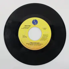 Madonna Open Your Heart White Heat 7-28508 7" Vinyl 45 RPM Sire Record