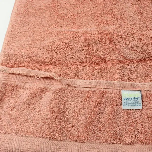 Martha Stewart Apricot Textured Bath Towel