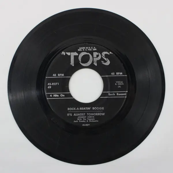 Tops 7-Inch 45 RPM Vinyl: Rock-A-Beatin' Boogie / Sixteen Tons