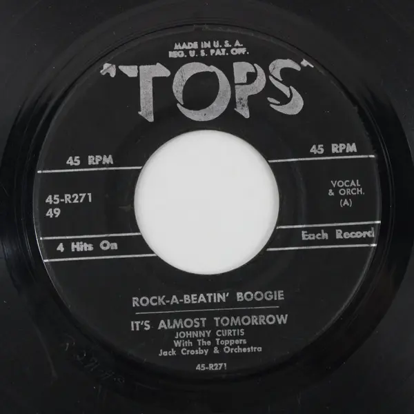 Tops 7-Inch 45 RPM Vinyl: Rock-A-Beatin' Boogie / Sixteen Tons