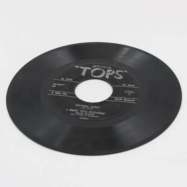 Tops 7-Inch 45 RPM Vinyl: Rock-A-Beatin' Boogie / Sixteen Tons