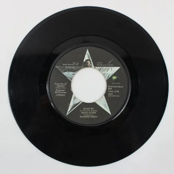 Ringo Starr Oh My My / Step Lightly Apple Records 7" Vinyl Record