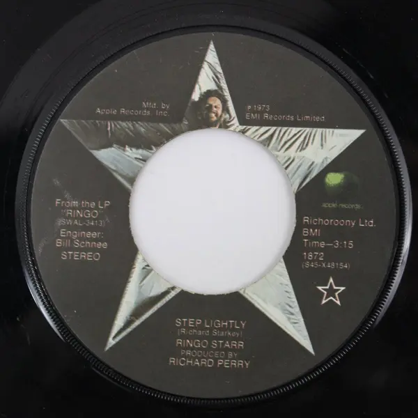 Ringo Starr Oh My My / Step Lightly Apple Records 7" Vinyl Record