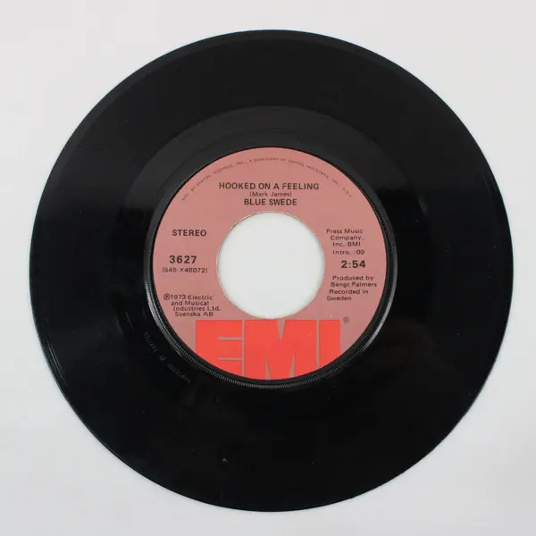 Blue Swede Hooked on a Feeling/ Gotta Have Your Love 7" Vinyl Record EMI