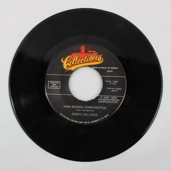Jerry Lee Lewis Great Balls of Fire/High School Confidential 7" Single 3089