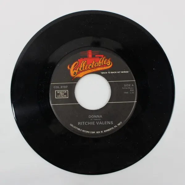 Ritchie Valens Donna/ La Bamba Collectables COL-3197  7" Vinyl Record