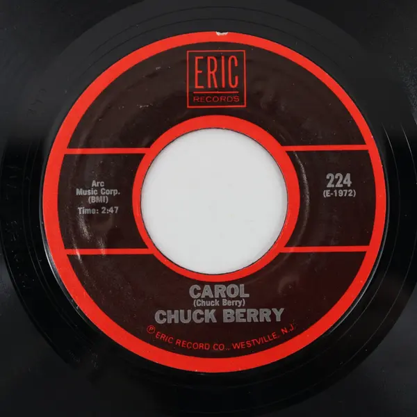 Chuck Berry Johnny B. Goode/ Carol ERIC 7" Vinyl Record